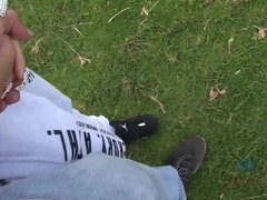 Пляж, Блондинки, Эксгибиционист, Подружка, Голышом, От первого лица, На публике, Сиськи