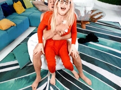 Verga grande, Tetas grandes, Bisexual, Rubia, Estilo perrito, Perforación, Transexual, Cabello corto