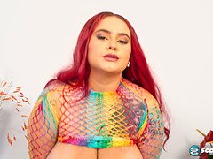 Belle grosse femme bgf, Gros cul, Gros seins, Hd, Fille latino, Masturbation, De plein air, Rousse roux