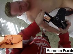 Marvelous Summer Brielle fucks dark haired teenage addison