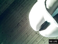 Cutie taking close up pussy selfies before masturbating