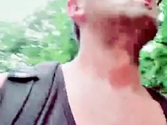 Slutboyben CAM4 Sexy Latex Femboy Exposed At Cruising Area Am Stern Berlin