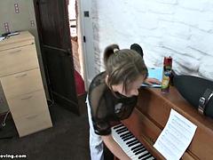 Chica, Tetas grandes, Negro, Morena, Ébano, Solo, Tetas