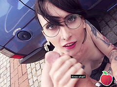 Любители, Немки, Очки, На природе, Крошечные, На публике, Реалити