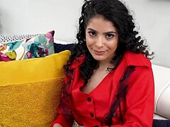 Bodacious Latina maid gives away all her pussy secrets