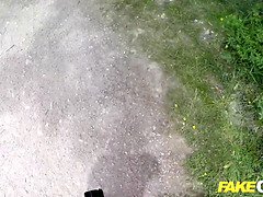 Tetas grandes, Mamada, Enorme, Al aire libre, Policía, Público, Realidad, Pelirrojo