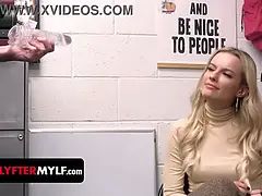 Lindsey Lakes caught shoplifting in mall & punished by Tyler Cruise