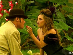 Bruinharig, Hondjeshouding, Likken, Natuurlijke tieten, Buiten, Kut duiken, Kousen, Oud