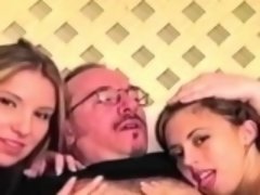 Blonde, Plan cul à trois, Rétro ancien, Webcam