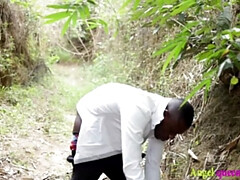 Mooie dikke vrouwen, Diep in de keel, Zwart, Vingeren, Buiten, Openbaar, Kut duiken, Nat