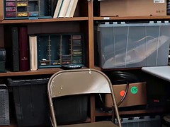 two skinny teens suspected and fucked by a security guy