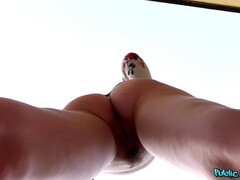 Busty ginger Alex Harper in hot POV action