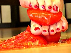 Weibliche domination, Fußfetisch, Deutsch