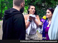 Bruinharig, Sperma shot, Duits