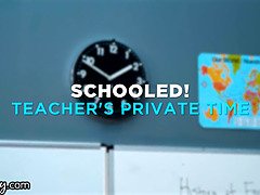 Redhead Bad Girl Fucks Her Hot Teacher Becky Bandini