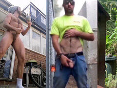 Большой член, На природе, На публике