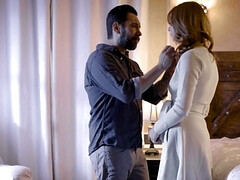 Lieveling, Sperma, Diep in de keel, Kut duiken, Roodharige vrouw, Ruw, Slikken, Tieten likken