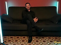 Valentina Nappi sucks big cock and gets pounded hard in her hairy pussy - HD anal creampie