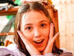 Akina Asmus shows her chubby ass while sucking nice dick