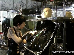 Рогоносцы, Женское доминирование, Латекс, Лесбиянка, Властные, Резина, Рабыни, Страпон