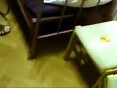 Russian soldiers take turns fucking a prostitute in the barracks