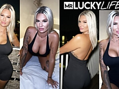 Tetas grandes, Rubia, Mamada, Estilo perrito, Fetiche, Hd, Pov, Tatuaje