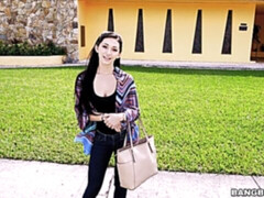 Amateur, Morena, Coche, Estilo perrito, Tetas naturales, Flaco, Adolescente, Tetas