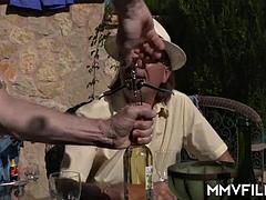 Tussi, Blasen, Fetisch, Deutsch, Rotschopf, Titten