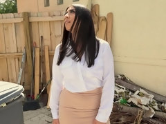 Arsch, Schwarz, Spermaladung, Hundestellung, Behaart, Natürlichen titten, Im freien, Pov