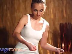 Massage bedrooms small czech blondie Lady Bug romantic blowjob fucking xxx and creampie