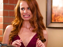 Gezichtzitten, Vingeren, Lesbisch, Likken, Orgie, Feest, Roodharige vrouw, Tiener