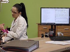 Mooi, Grote kont, Pijpbeurt, Bruinharig, Oudere vrouw, Tsjechisch, Hd, Stiefmoeder