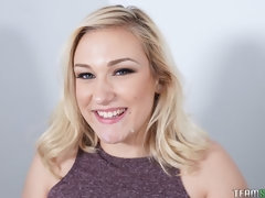 Sucer une bite, Éjaculer dans la bouche, Tir de sperme, Mignonne, Branlette thaïlandaise, Seins naturels, Mamelons, Dénudage