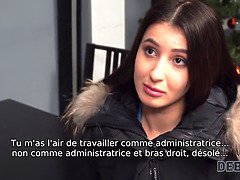 Russian teen with big tits goes wild with pipe and tight ass for luxury car POV