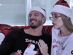 Stepteen gets smashed by santa stepfather