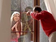 18 jaar, Blond, Lul, Europees, Handbeurt, Russisch, Geschoren, Zuigen