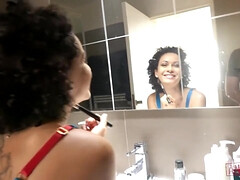 Mooi, Bruinharig, Diep in de keel, Hd, Moeder die ik wil neuken, Orgasme, Gezichtspunt, Kut duiken