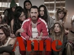 Anaal, Kont, Pijpbeurt, Hondjeshouding, Natuurlijke tieten, Geschoren, Mager, Tieten likken