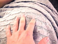 Anna Katz - Stepson In Bed With Busty Stepmom. She Thinks Its Her Husband At First - Busty