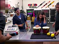 Horny pawn guy fucking petite teen Kitty Catherine