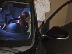 Amateur, Voiture, Tromperie, Couple, Éjaculation interne, Cocu, Exhib, Mature