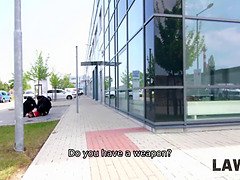 18 jaar, Pijpbeurt, Bruinharig, Tsjechisch, Europees, Kut duiken, Ruw, Tiener