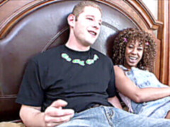 Big white cock, blowjob, funbags