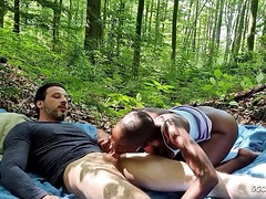 SCOUT69 - Real Outdoor Unexperienced Fucky-Fucky inbetween Ebony Zaawaadi and German Fellow