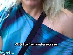 Brittany Bardot flaps her natural tits & pussy in public park for a hot fuck