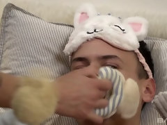 18 jaar, Sperma, Sperma shot, Ondergoed, Doordringend, Schoolmeisje, Tatoeage, Tiener