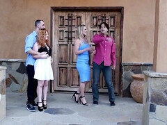 Tetas grandes, Rubia, Mamada, Grupo, Pajear, Coño, Realidad, Pelirrojo