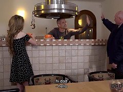 Papá, Abuelo, Hd, Pequeña, Tatuaje, Adolescente, Tetas