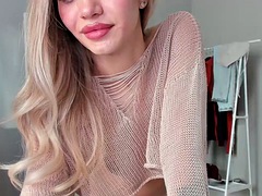 Leie, Tussi, Blondine, Erotisch, Masturbation, Milf, Öl, Solo