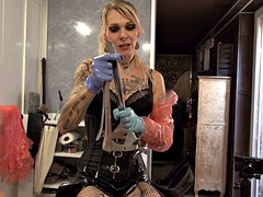 Anal, Bondage domination sadisme masochisme, Grosse bite, Blonde, Médecin, Femme dominatrice, Pénétrer avec le poing, Gyneco